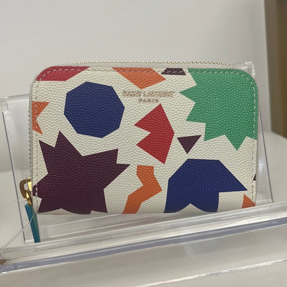 YSL Compact Zippy Wallet